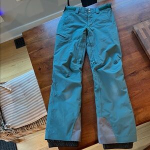 Stio Doublecharge Insulated Gore-Tex Ski Pants Dark Teal Women Size Extra Small